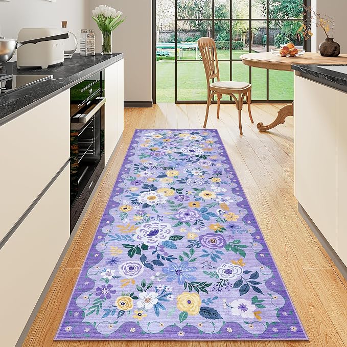 DUKINO Runner Rug, 2.6x8 Kitchen Rug