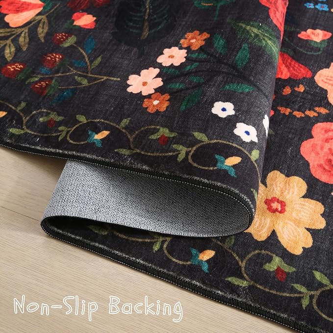 Rugcomf Runners for Hallways Kitchen Rug Non Slip 2'x 10' Long Washable Runner