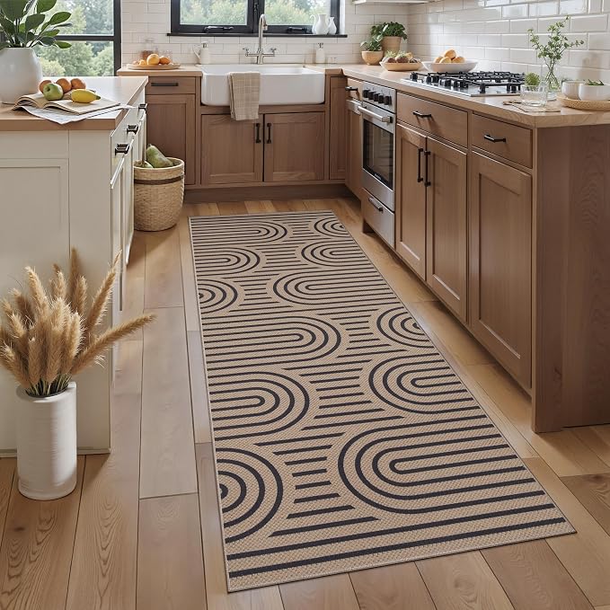 Tangsoo Easy Jute Rug 2x6 Washable Kitchen Runner