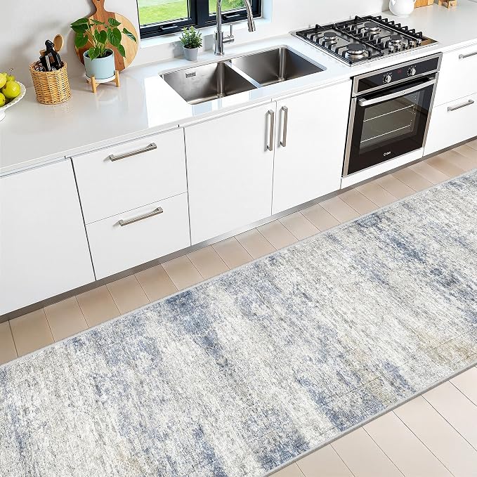 Kitchen Runner Rugs Non Skid Washable