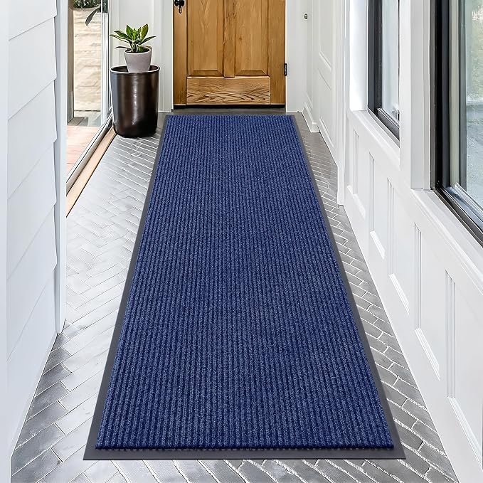 OLANLY Front Door Mat Indoor Outdoor Entrance, Waterproof Heavy Duty Doormat