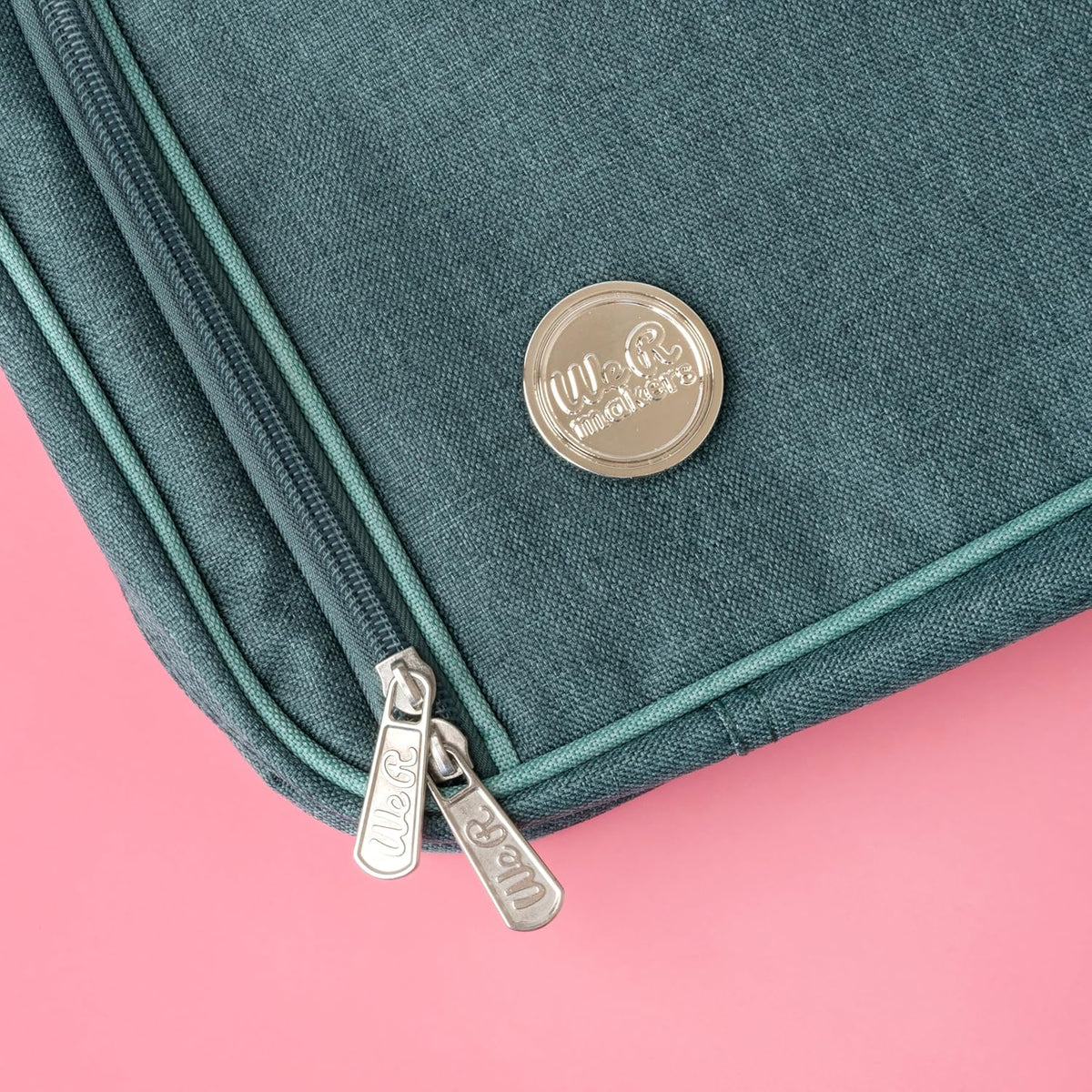We R Makers Crafter's Shoulder Tote Bag, Mint - Craft Organizer and Storage for Art Supplies, Carrying Case