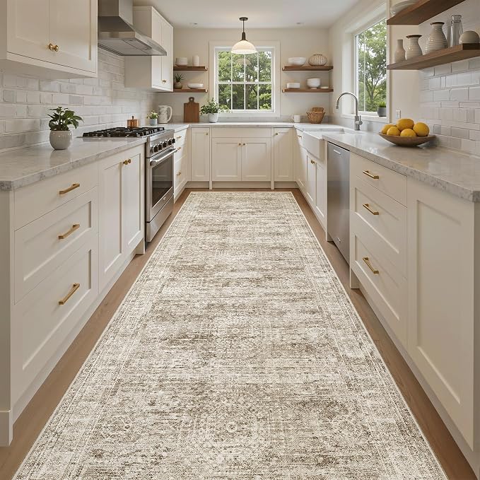 Soalmost 4x12 Wide Hallway Runners: Washable 12ft Runner Rug