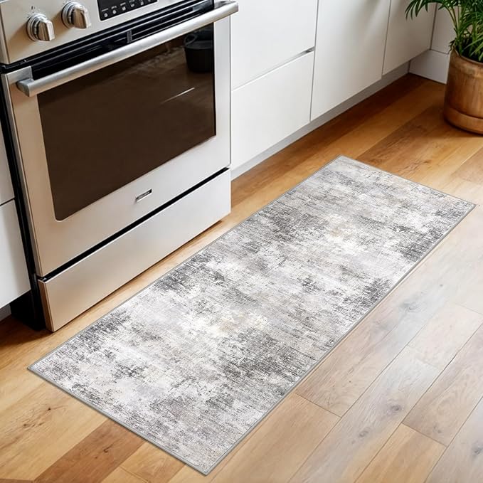 IOHOUZE Abstract Runner Rug 2x5 Ft Washable Runners