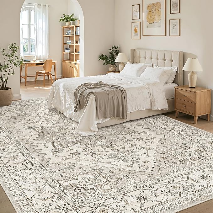 Madane Washable Rug 8x10 Area Rugs