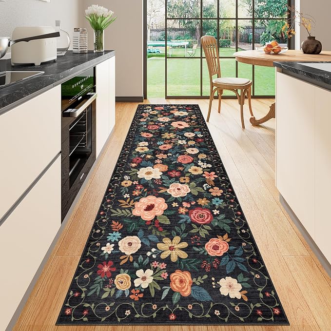 DUKINO Runner Rug, 2x10 Kitchen Runner Rug