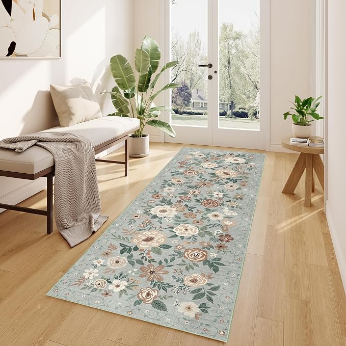 DUKINO Runner Rug, 2.6x8 Kitchen Rugs