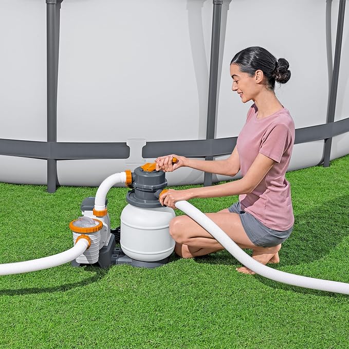 Bestway 58498E Flowclear 1500 Gallon Sand Filter Pool Pump