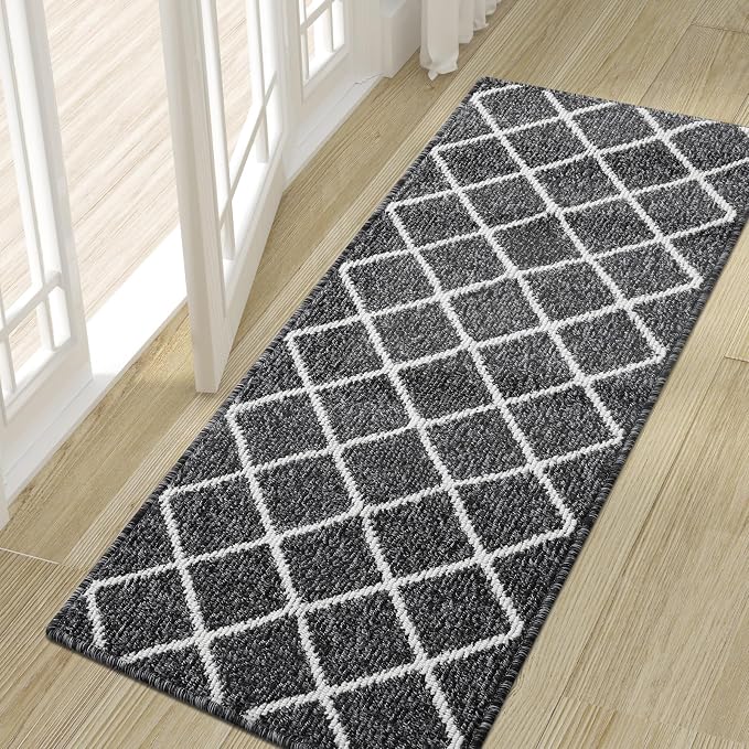 Finchitty Indoor Door Mat, Dirt Resistant and Absorbent, Low-Profile, Washable