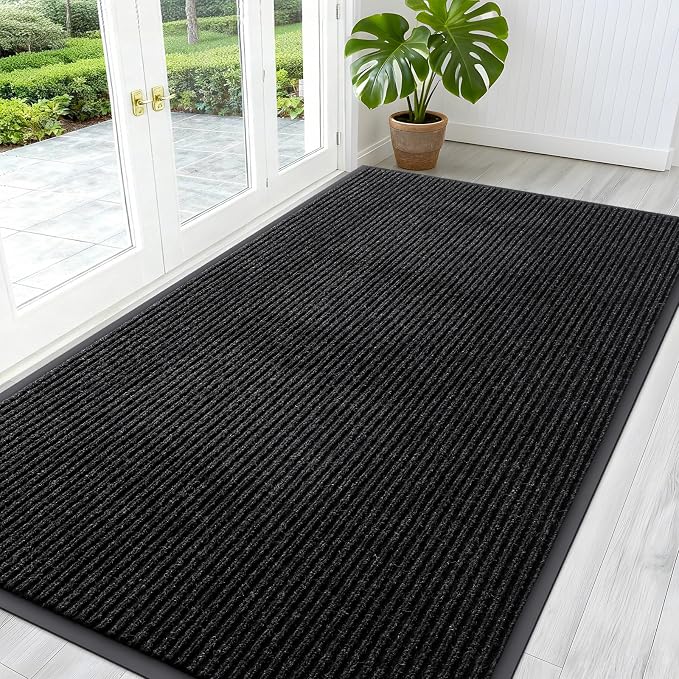 OLANLY Front Door Mat Indoor Outdoor Entrance, Waterproof Heavy Duty Doormat