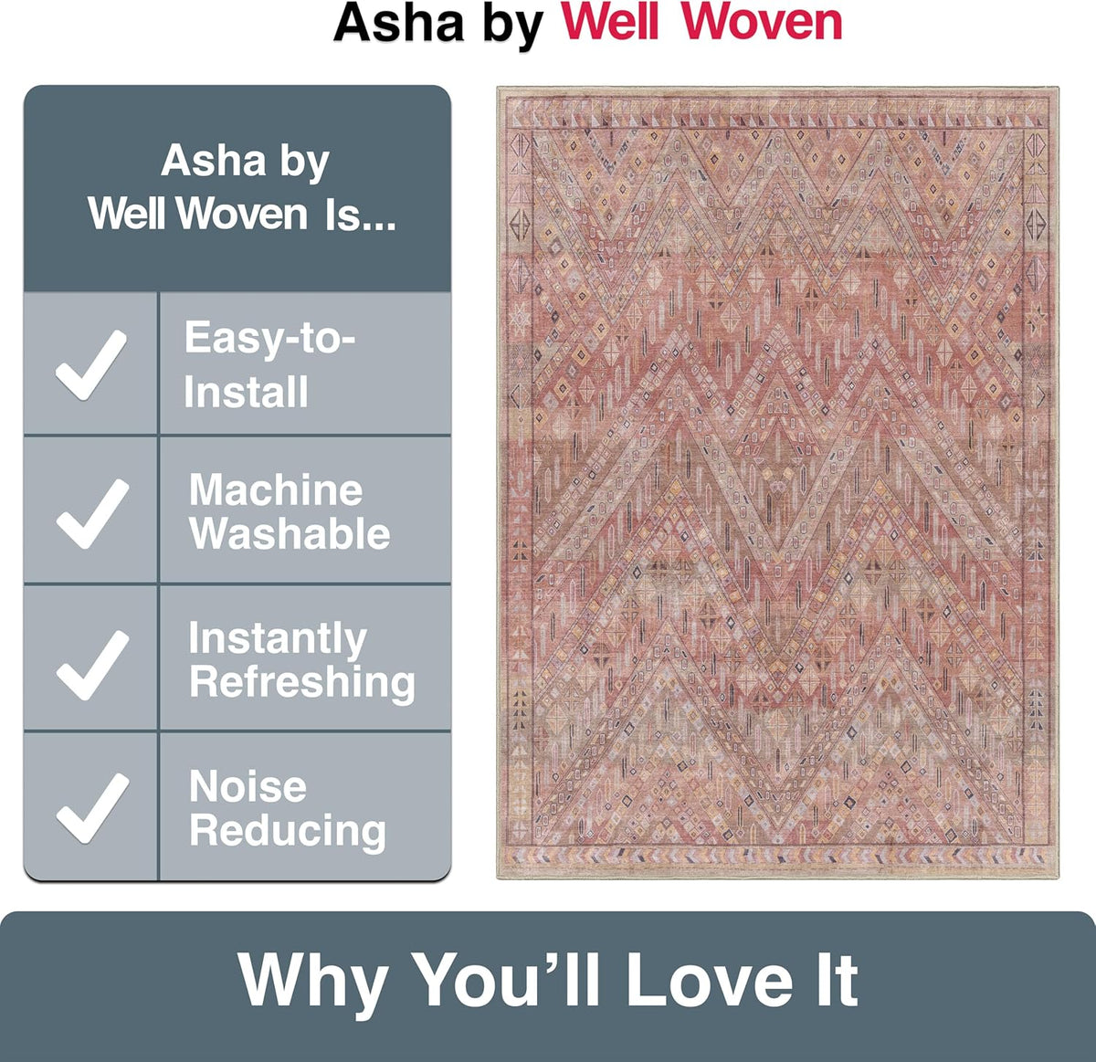 Well Woven Asha Collection Elegant Red Tribal 3x25 Runner Rug Perfect for Hallway or Staircase Ideal for High-Traffic Areas with Vintage-Inspired Low Pile