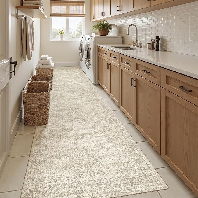 Soalmost Runner Rug 2'6" x 10' Washable Non-Slip Runner Rugs