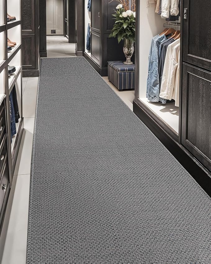 Color&Geometry Door Mat 2'4"x12' Runner Rug