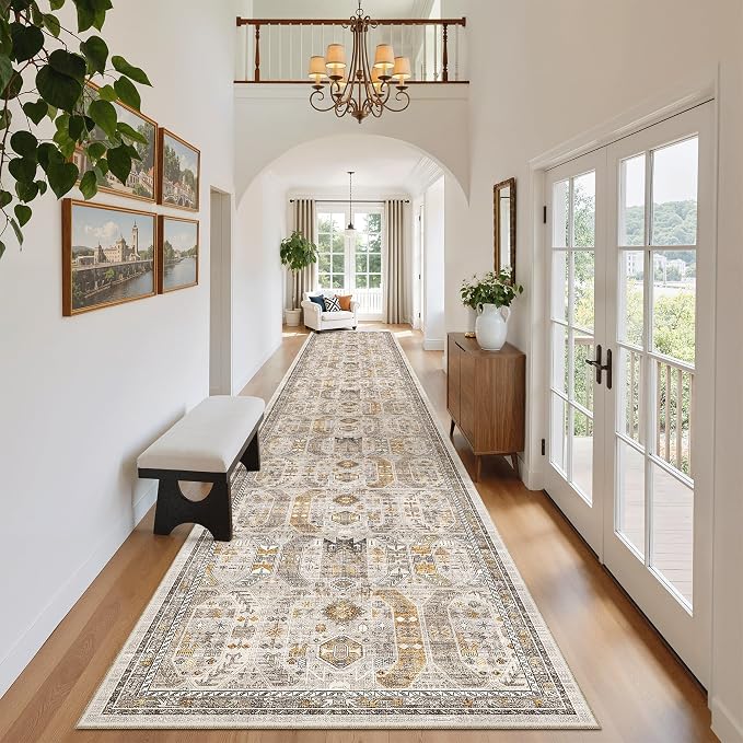 Madane Hallway Runner Rug 2'6''x16' Kitchen Runner