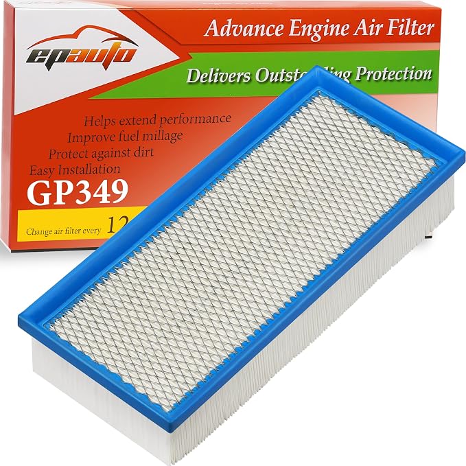 EPAuto GP349 4 Cylinders Engine Air Filter Compatible