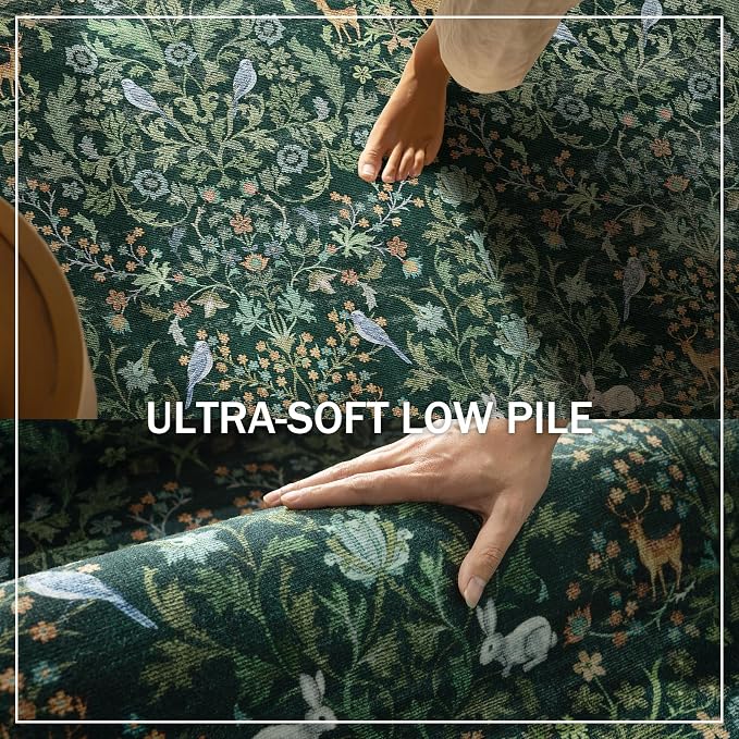 Washable Runners for Hallways Kitchen Rugs: 2'x6' Runner Rug Stain Resistant