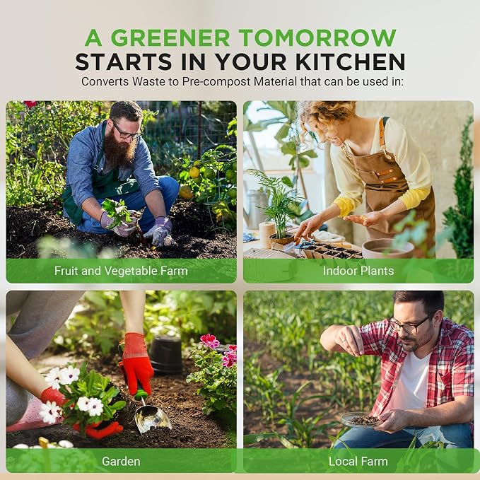 Nutrichef 3L Electric Kitchen Composter