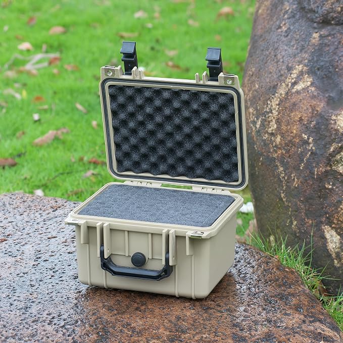 MEIJIA Portable All Weather IP67 Waterproof Camera Case, hard case