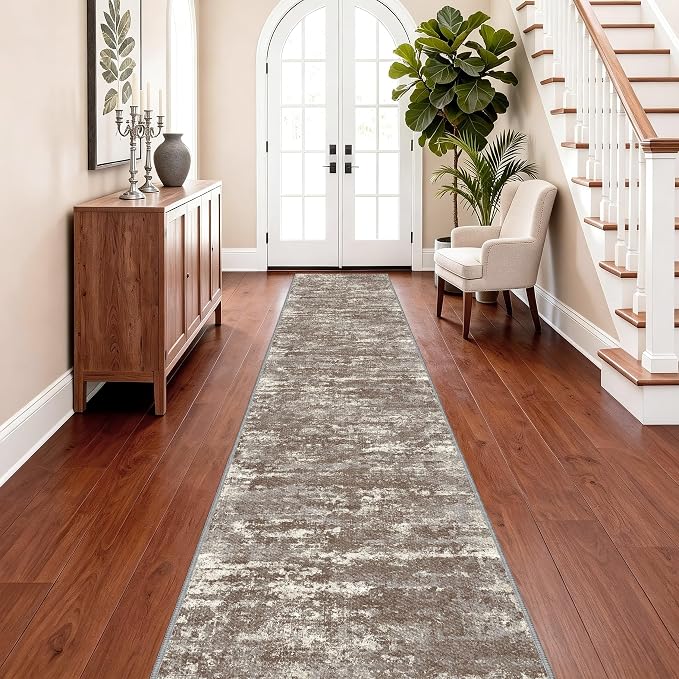Washable Carpet Runners for Hallway 14ft-Non Slip Floor Runners for Dogs