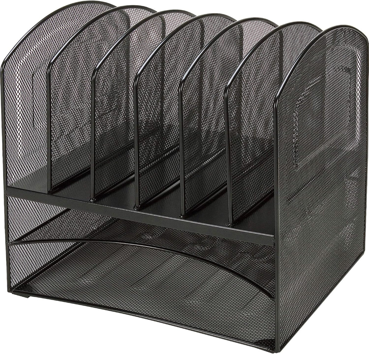 Lorell LLR37523 Horizontal Vertical Mesh Desk Organizer