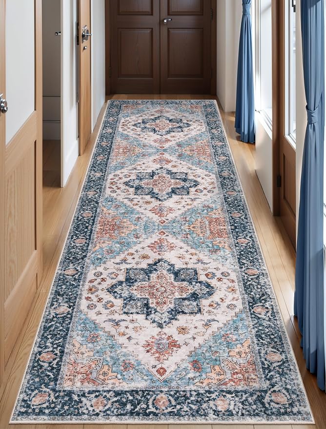 SERISSA Boho Washable Runner Rug