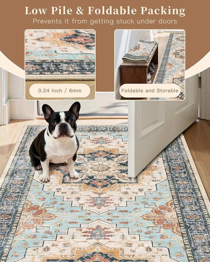 Madane Washable Runner Rug