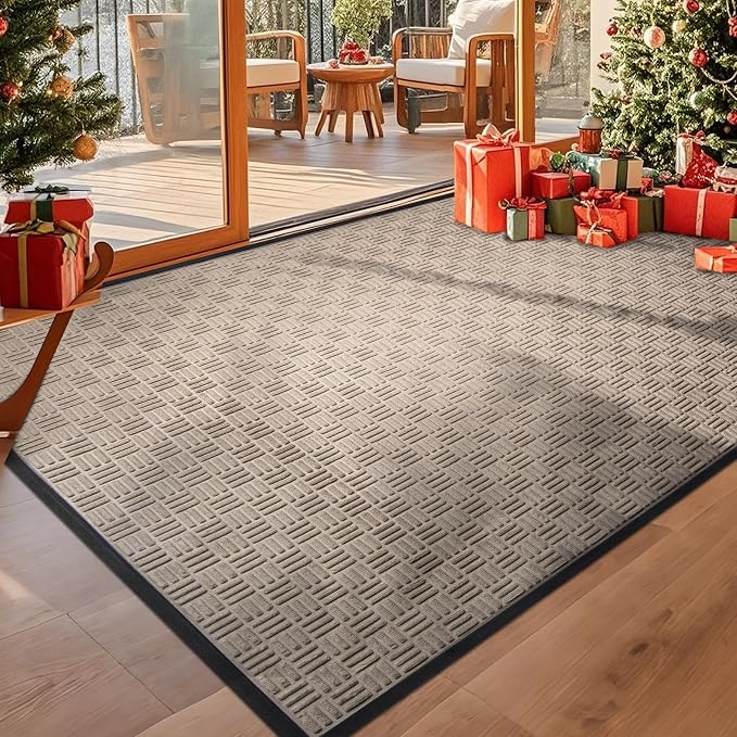 Mibao Front Door Mat, Heavy Duty Durable Welcome Mat
