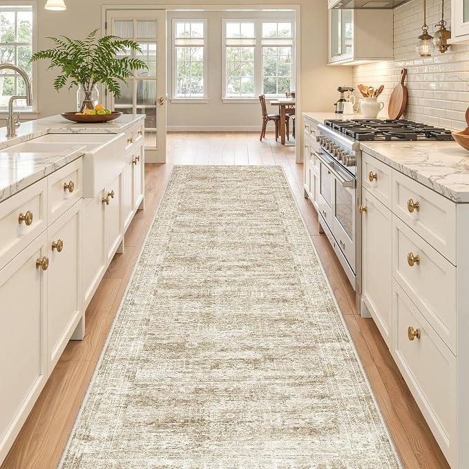 Kitchen Runner Rugs Non Skid Washable