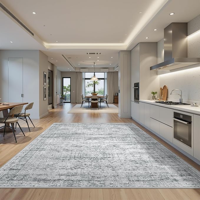 5x7 Area Rugs, Ultra-Thin Washable Rugs