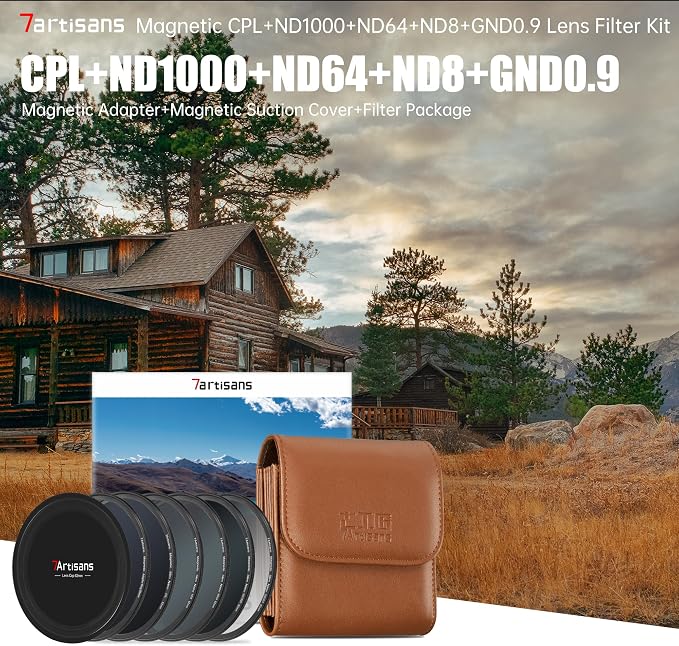 7artisans Nano Magnetic Filter UV Filter ND Light Reduction Filter/CPL