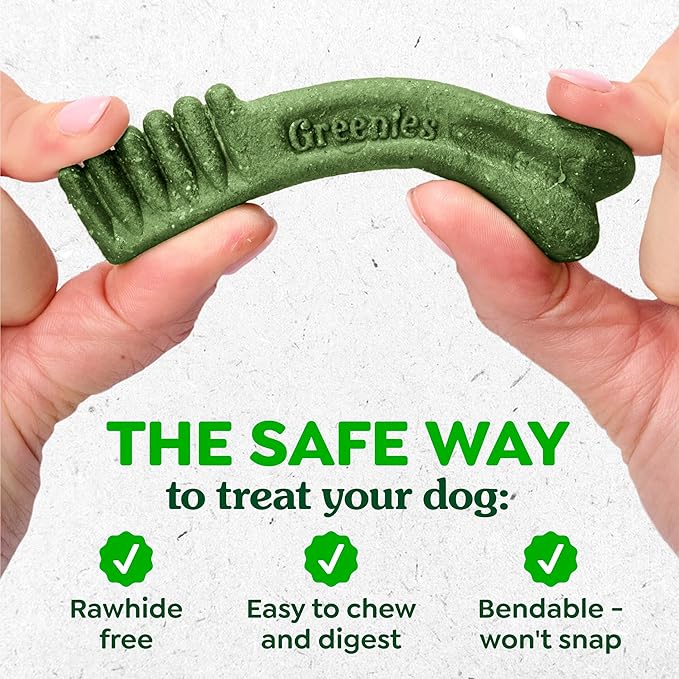 Greenies Veterinarian-Recommended Adult Natural Dental Dog Treats Petite Size, Variety Pack Flavor, (3) 12 oz. Packs, 60 Count
