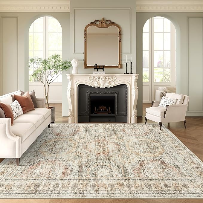 Soalmost Washable Area Rug 8x10, Large Soft Rugs
