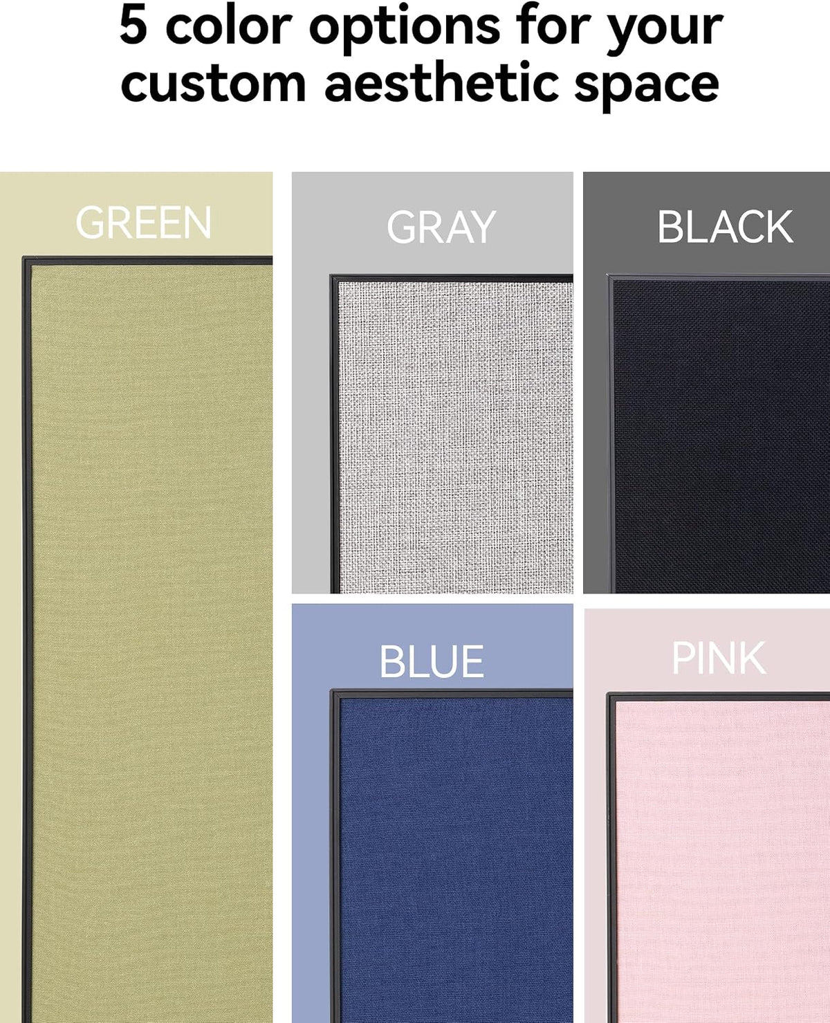 ARCOBIS Cork Board White Board Combo for Wall