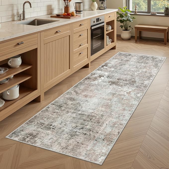Soalmost Runner Rug 2x5 Washable Non-Slip Kitchen Runner Rugs