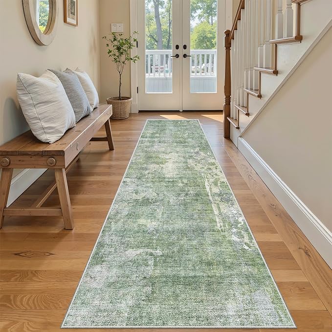 Soalmost Washable Runner Rug