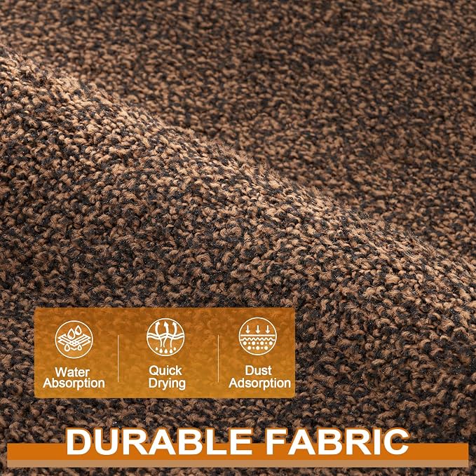 Mibao Front Door Mat Indoor Entrance, Dirt Trapper Welcome Mat