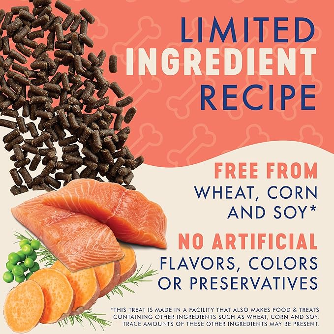 Finley's Training Treats for Puppies, Soft Salmon Dog Treats for All Dogs and Sizes, Limited Ingredient, Low Calories, 16oz, 6 Pack