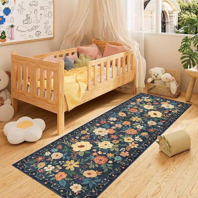DUKINO 2x6 Runner Rug for Hallway, Washable Kitchen Runner Rug