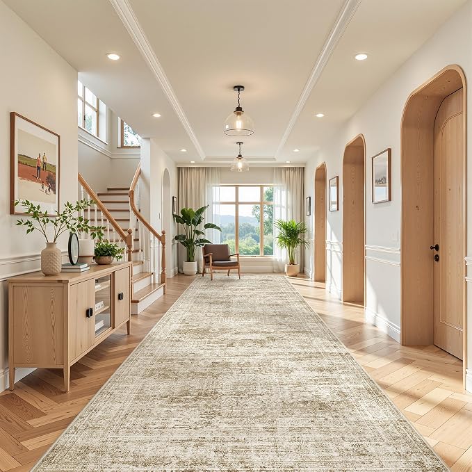 4x10 Runner Rug, Washable Hallway Runner Rug