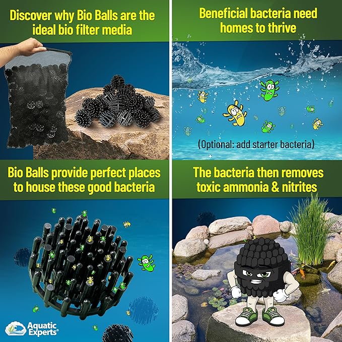 Aquatic Experts 1.5" Large Bio Balls