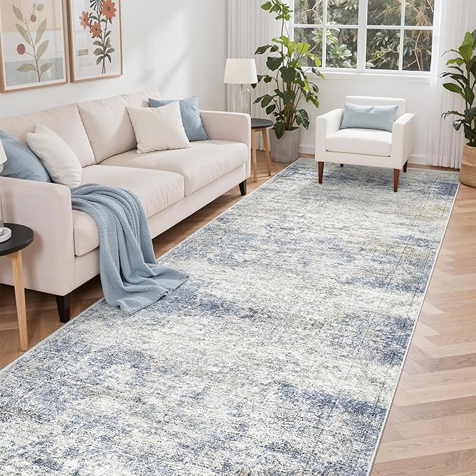 4x10 Runner Rug, Washable Hallway Rug