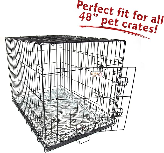 48" Charlie Metallic Crate Dog Bed Mat By Majestic Pet Products