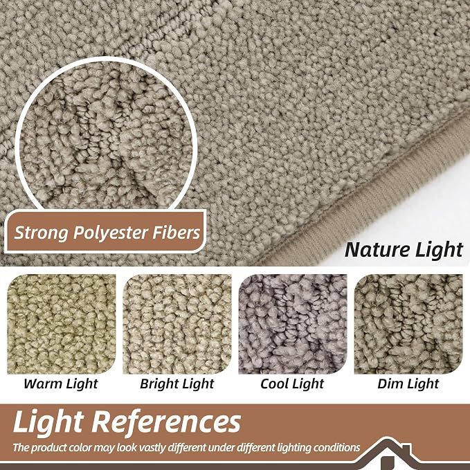 BEQHAUSE Dirt Trapper Door Mat 20" x 32", Doormat Non-Slip Entryway Rugs