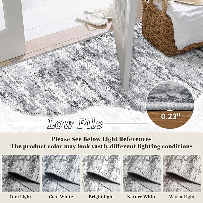 Washable Carpet Runners for Hallway 12ft-Non Slip Floor Runners for Dogs