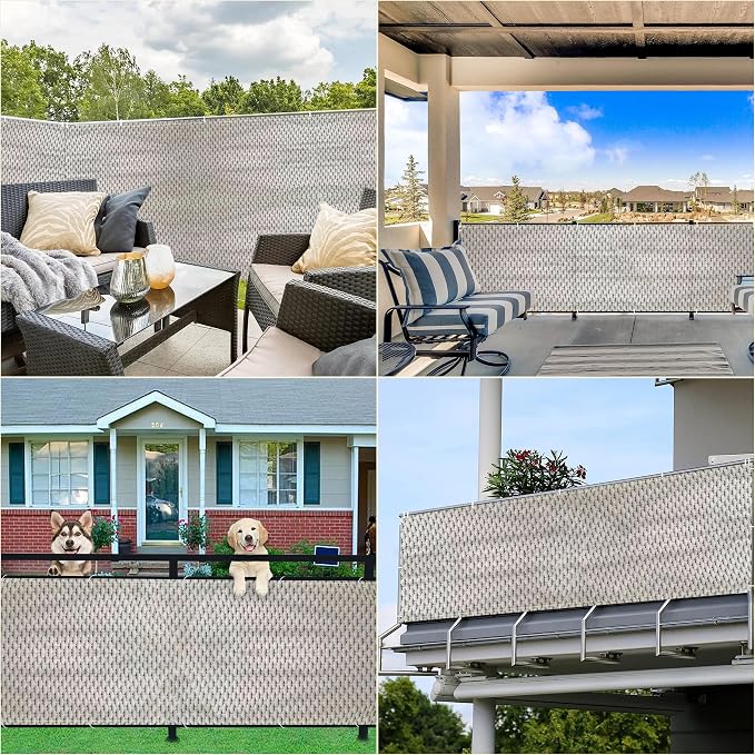 Privacy Screen 2.3' x 16.4' Durable UV-Resistant Outdoor Privacy Screen