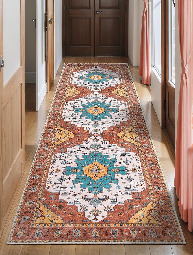 SERISSA Boho Washable Runner Rug