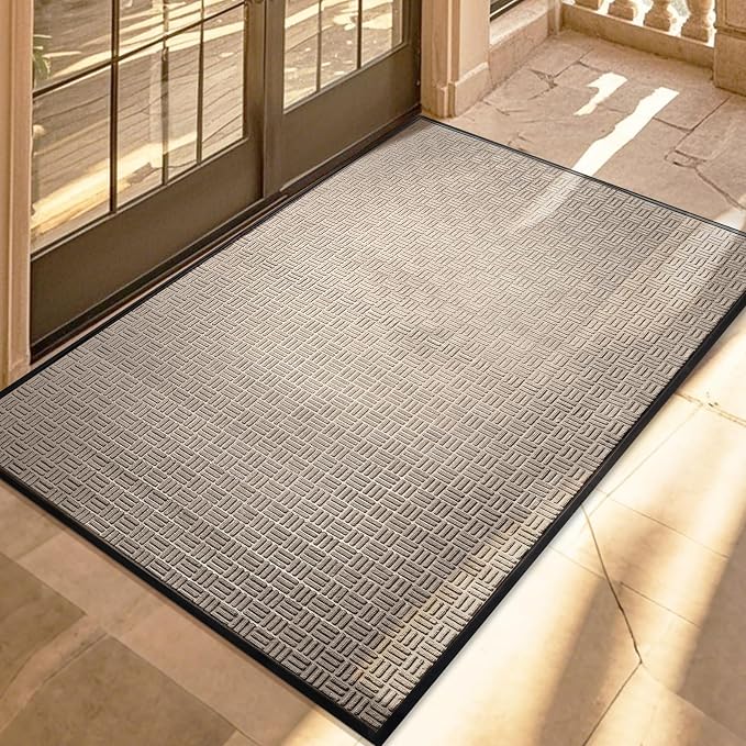 Mibao Front Door Mat, Heavy Duty Durable Welcome Mat