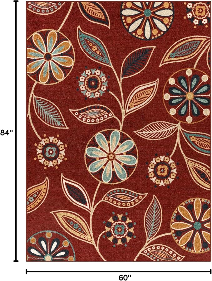 Maples Rugs Reggie Floral Area Rug
