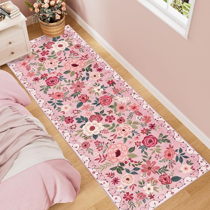 DUKINO 2.6x8 Kitchen Runner Rug