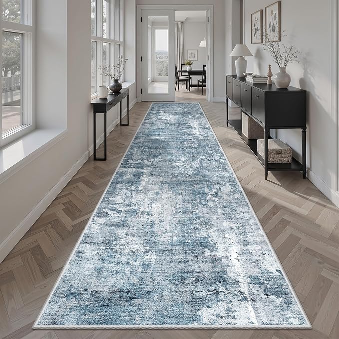 Soalmost Runner Rug 2'6" x 12' Washable Non-Slip 2.5x12 ft Long Runner Rugs